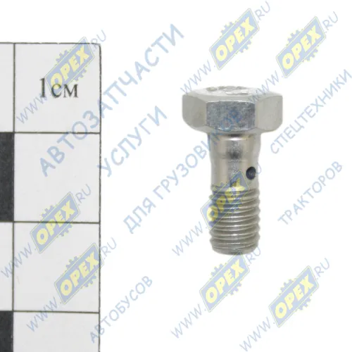 3905307 Болт-штуцер С/И М6х15х1 Р=8 К=10 1 отв. обратки Cummins BT, EQB, 6CT МАРК1