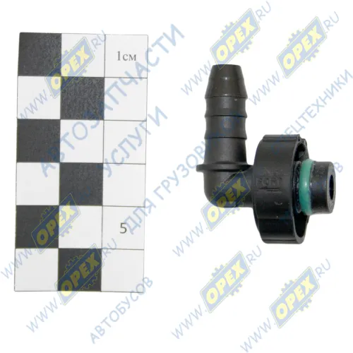 D12-ID8-90 8x10 Фитинг Штуцер топливный быстросъемный 90° (под трубку ф10) МАРК1