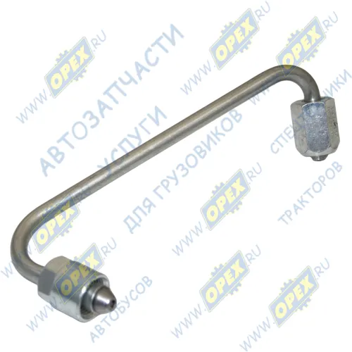 3978036 Трубка (сталь) ф8 L=290 Г=М14+К19/Г=М18+К19 топливная ВД ПАЗ,Камаз (дв.Cummins на 6й цил. 6ISBe, на 4 цил. 4ISBe) МАРК