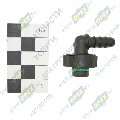 D12-ID6-90 6x8 Фитинг Штуцер топливный быстросъемный 90° (под трубку ф8) МАРК1