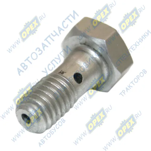 3905307 Болт-штуцер С/И М6х15х1 Р=8 К=10 1 отв. обратки Cummins BT, EQB, 6CT МАРК