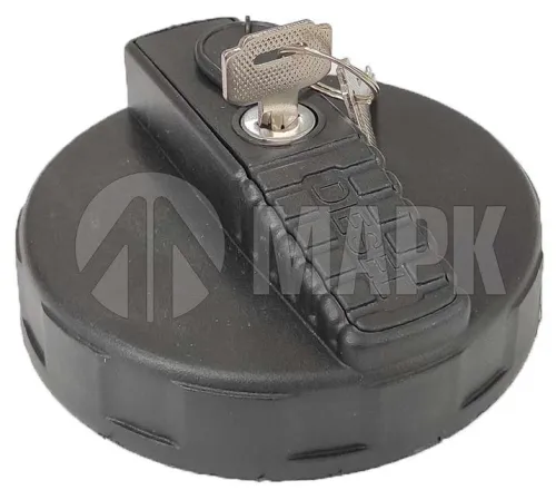 0004718430 Пробка (крышка) бака пластиковая D=80мм; а/м КАМАЗ в сборе с ключами и защитой МАРК