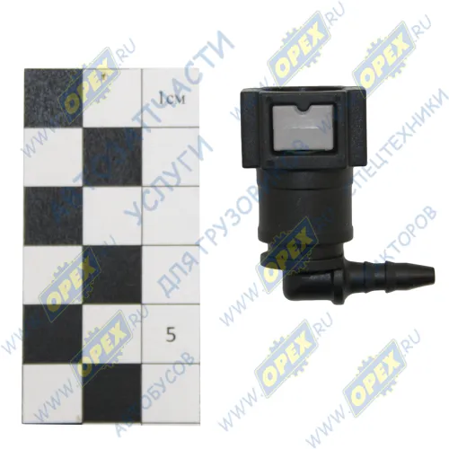 D7.89-ID3-90 3x5 Фитинг Штуцер топливный быстросъемный 90° (под трубку ф5) МАРК1
