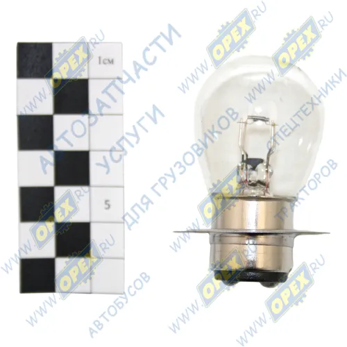 61254 Лампа накаливания 12V 50/40 W; R1 (P42d - 2 контакта); тракторная Маяк1