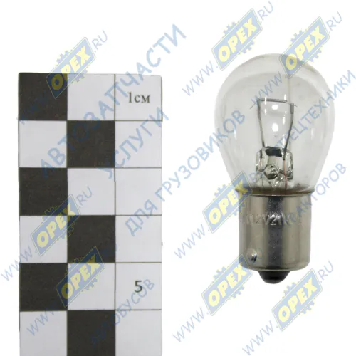 61213 Лампа накаливания 12V P21W (BA15s-1 конт.) Маяк1