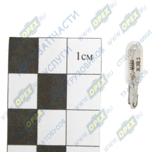 62412бц Лампа накаливания 24V 1.2W; (W2х4.6d); бесцокольная Маяк