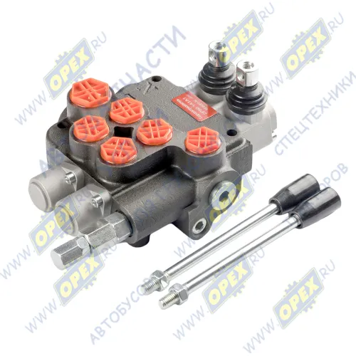 2P80-OT Гидрораспределитель 2-х секционный,рычажный,трактора,спецтехника МЗПО