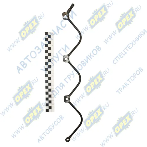 245-1104320-CR Топливопровод (сталь) ф6; L=450; под 4 штуцера ф8/под шланг ф8 дренажный ММЗ1