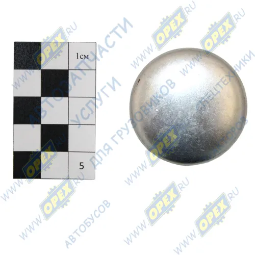 260-1003016 Заглушка (сталь) ф42 h=9 сферическая ГОСТ 3111 ММЗ1