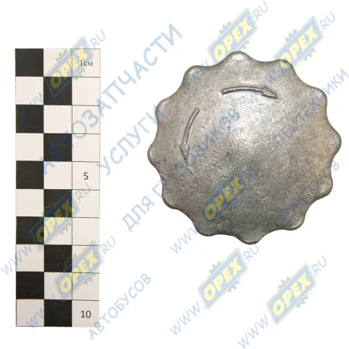 А19.01.001 Пробка (крышка) маслозаливная ф48 h=42 с/и алюминий МТЗ, ММЗ1