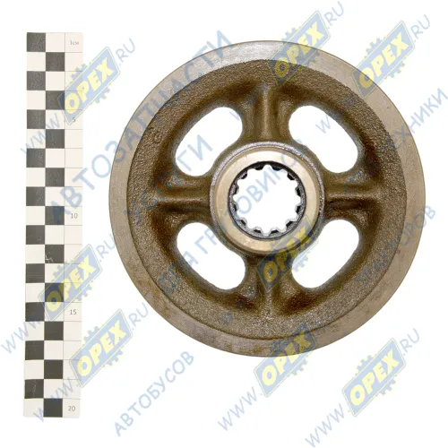 240-1005131-Б1 Шкив коленвала 1руч. шлиц ф160 (d=37, под болт) МТЗ ММЗ1