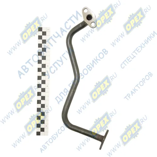 50-1403015-А2 Трубка (сталь) ф14; L=430; 2 фланца НШ-10, насоса масляного нагнетательная ЗИЛ-5301 ММЗ1