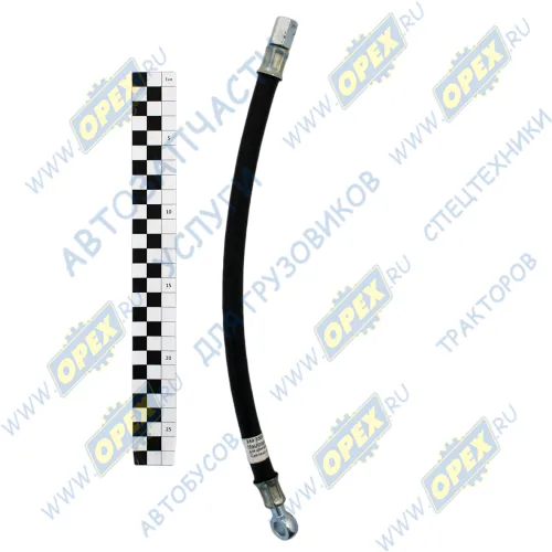 240-3509150 Шланг МБС ф13 L=360 Г=М12+К14/кругл.шт10 компрессора ЗИЛ-5301 ,МТЗ ММЗ