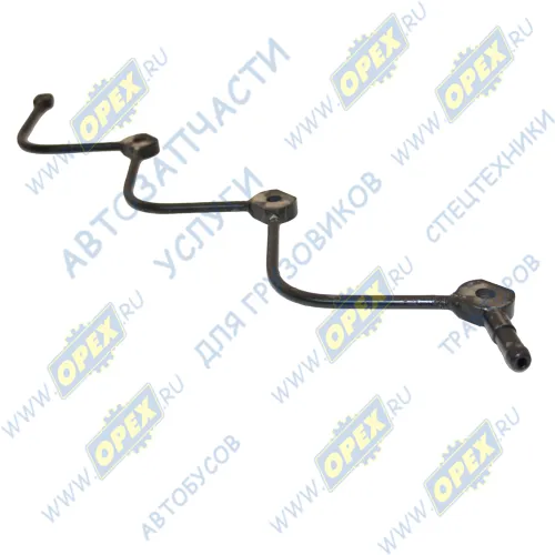 245-1104320-CR Топливопровод (сталь) ф6; L=450; под 4 штуцера ф8/под шланг ф8 дренажный ММЗ