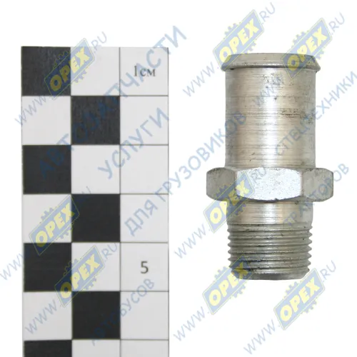 242-3509213 Фитинг (штуцер) прямой; под шланг ф18/ Рнаруж=М16х1,5; К=19/22 L=45 ММЗ1