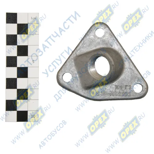 245-1002505 Фланец фигурный 70х85; Рвнутр=М20х1,5; h=25; 3отв.ф9 подводящий, с/и ММЗ1