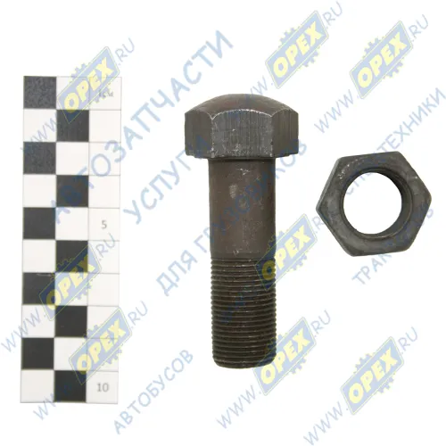 М20х1.5х62сб Болт ГОСТ-7798 М20х62х1,5 Р=32 К=30 башмачный ЧТЗ; с гайкой ММК1