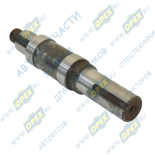 РКП-00.601 Вал короткий редуктора щетки МТЗ Сальсксельмаш L=215 м20/м36 ф30/ф40/ф30 под шпонку Модультек1