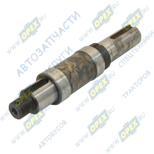 РКП-00.601 Вал короткий редуктора щетки МТЗ Сальсксельмаш L=215 м20/м36 ф30/ф40/ф30 под шпонку Модультек