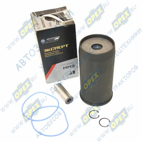 240-1000108-С5-90 Комплект поршневой Д240,Д65 под палец ф.38 ЕВРО-0,1; Г+П+ПК+ПП+СТ.К+УП.К(5-ти канав-й поршень) Мотордеталь