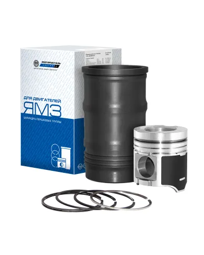 7511.1004005-40 Гильза,поршень+упл. и поршн. кольца ЯМЗ-7511,7601 под раздельную ГБЦ Н/О новый блок 658-41,656-41 Мотордеталь