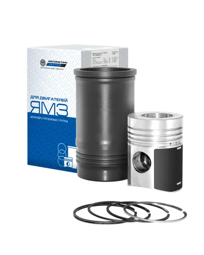 236-1004005 Гильза-поршень ЯМЗ-236,238 на блоки С/О +упл.+поршн. кольца Мотордеталь