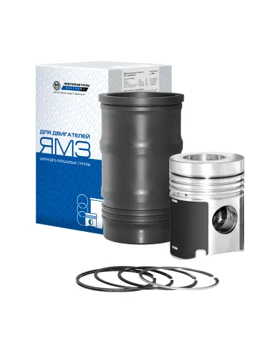 238Б-1004005-Б Гильза,поршень+упл.кольца+поршн. кольца Н/О ЯМЗ-236,238 турб. Евро-0,1 со вставкой Мотордеталь