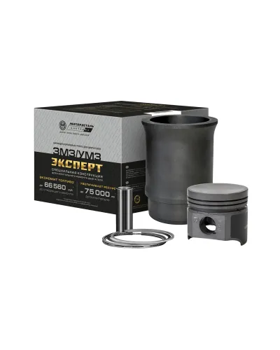 523.1000105-12 Поршень ф92.0 НОМ; (комплект 4шт) стоп.кольца,поршн.кольца ПАЗ,ГАЗ-3308 (дв.ЗМЗ-523) с тонкими п/кольцами Мотордеталь