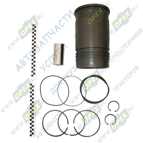 658.1004006-10 Гильза,поршень МАЗ,УРАЛ общая ГБЦ дв.ЯМЗ-6562,6582 Евро-3 порш.кольца, палец +упл.кольца,стоп.кольца Мотордеталь