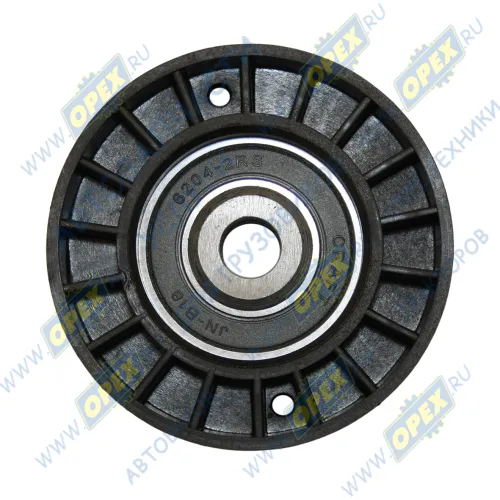 406-1308080 Ролик (ПВХ) натяжной посад. ф12 наружн. ф80 H=30 в сб. с подшипником 180204 ЗМЗ-405,406,409 GAZ 3110 2.3 i [ZMZ-4062.10] 150 hp 1997-2004 GAZ 2217 124; (усиленный) Моторъ1