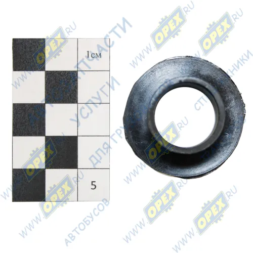 50-4607078-А Втулка (полиамид) ф19х22 L=21 L1=22 проходная с буртом НЗГА1