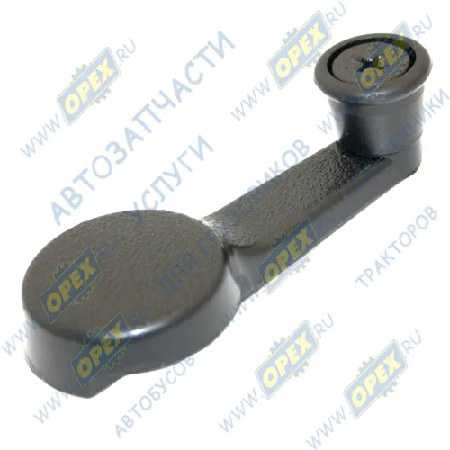 54327-6104064 Ручка стеклоподъемника МАЗ в сборе с наконечником (L=120; фвнутр=11 мелкий шлиц,ПВХ) ОЗАА