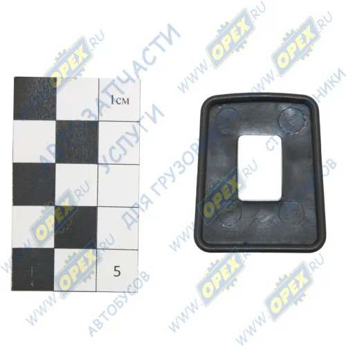 64221-6105159 Прокладка МАЗ трапеция (27х30х37х5 задняя, ПВХ) ОЗАА