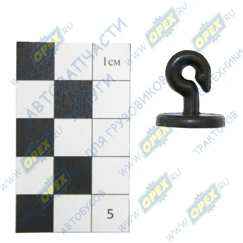 5336-8205316 Держатель ПВХ ф17 L=20 задней шторы (крючек) ОЗАА1
