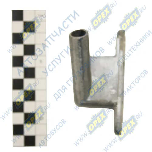 500-3509248 Патрубок компрессора МАЗ воздушный (ф17 h=44; ромбич.фланец 2отв.ф8; алюм.) ОЗАА1