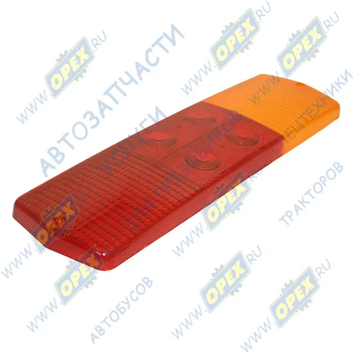 9802.3716001 Рассеиватель фонаря заднего (универсальный) ГАЗ 3307, ЗИЛ, Камаз; 2 болта (универсальный) ОСВАР