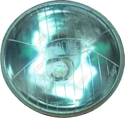 17.3711200 Эл-т оптический ф150 под прожектор-фару, в сборе с галоген.лампой, рельефный рассеив ОСВАР
