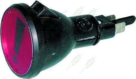 2102.3803010 Лампа (красн.) 24v, б/цокольная 2-х конт. круглая ф40; символ"опасность" ОСВАР