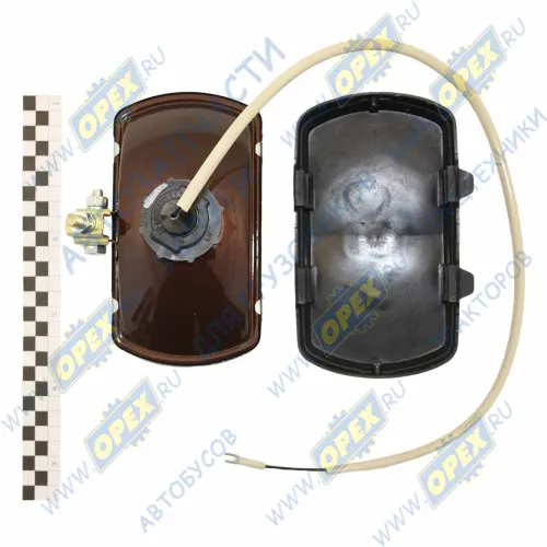 ТН105-02 Фара противотуманная прямоугольная белая 24в 185x110x140 мм; Б/Л с крышкой белая ОСВАР1