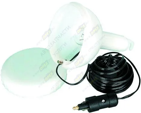 ПД525 Лампа переносная 12/24V; провод 5м штекер в прикуриватель на крюк ОСВАР