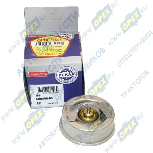 108-1306100-04 Термостат (70 град.) ЗИЛ-130,4314,131 ПЕКАР