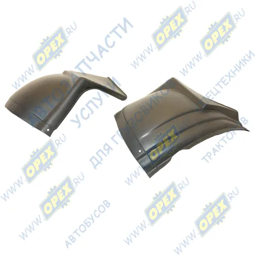 PPL-30511137 Подкрылки передние ГАЗель Некст (Next), задняя часть (комплект) Петропласт