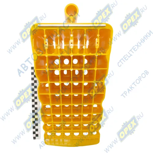 PPL-70500129 Башмак (Упор) противооткатный; 470х200х230 пластик, желтый Петропласт1