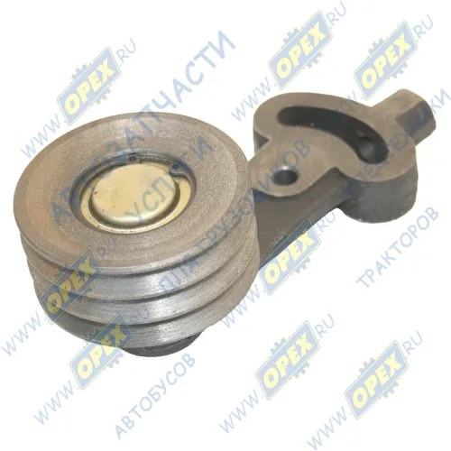 П740-1308110 Натяжное устройство L=210; шкив ф90; 3 ручья (УРАЛ) ПЛАНТ
