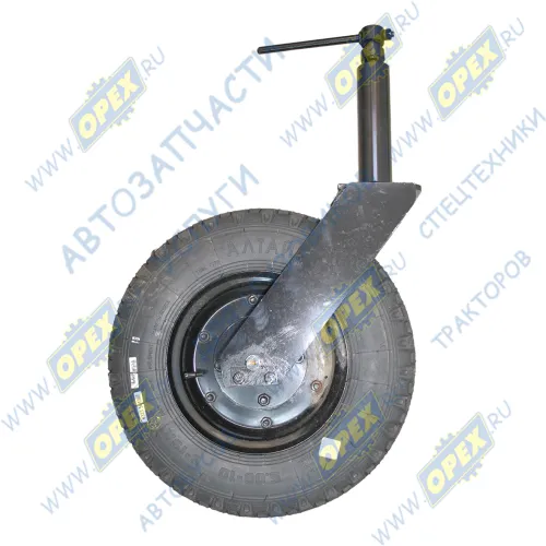 УМДУ-80.82-02.06.000СБ Колесо опорное для щетки 5.00-10 в сборе со стойкой УМДУ, прямой винт,без кронштейна ПМК-567