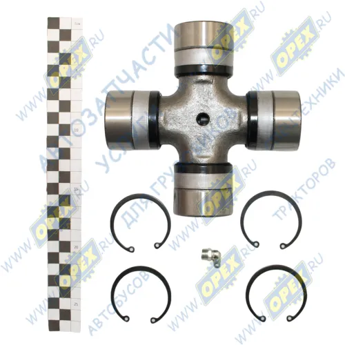 53205-2205025 Крестовина карданного вала 50х155 в сборе большая (50х155) (4 наим) КамАЗ,МАЗ h=147х147 dподшип=50; (стопорные кольца) ПРАМО2