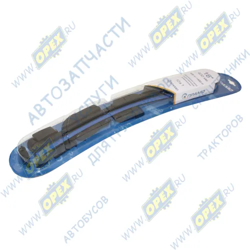 WB-U-1400-P Щетка стеклоочистителя 400мм [16"]; бескаркасная универсальная с 10-ю адаптерами ПРАМО