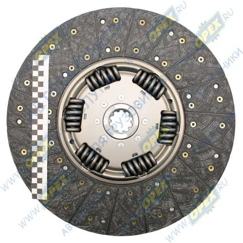 206-1601130 Диск сцепления 430GTZ (1 3/4""-10N)hступ.=36 КамАЗ (КПП 142, 144, 152, 154, ZF 9S109), ЛИАЗ-5256.4 KAMAZ 4355 43118 5297-15 5350 53215 6540; (1878000206) ведомый ПРАМО1