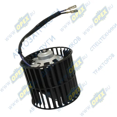 009-A70-74D Мотор отопителя 12В, Газель Бизнес с вентилятором в сб.; 2 плоск. клеммы, н/о ПРАМО3