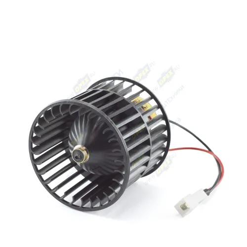 45.3780-10 Мотор отопителя 12В, 90вт с крыльчаткой (клемма+фишка) отопителя УАЗ-3160 ПРАМО